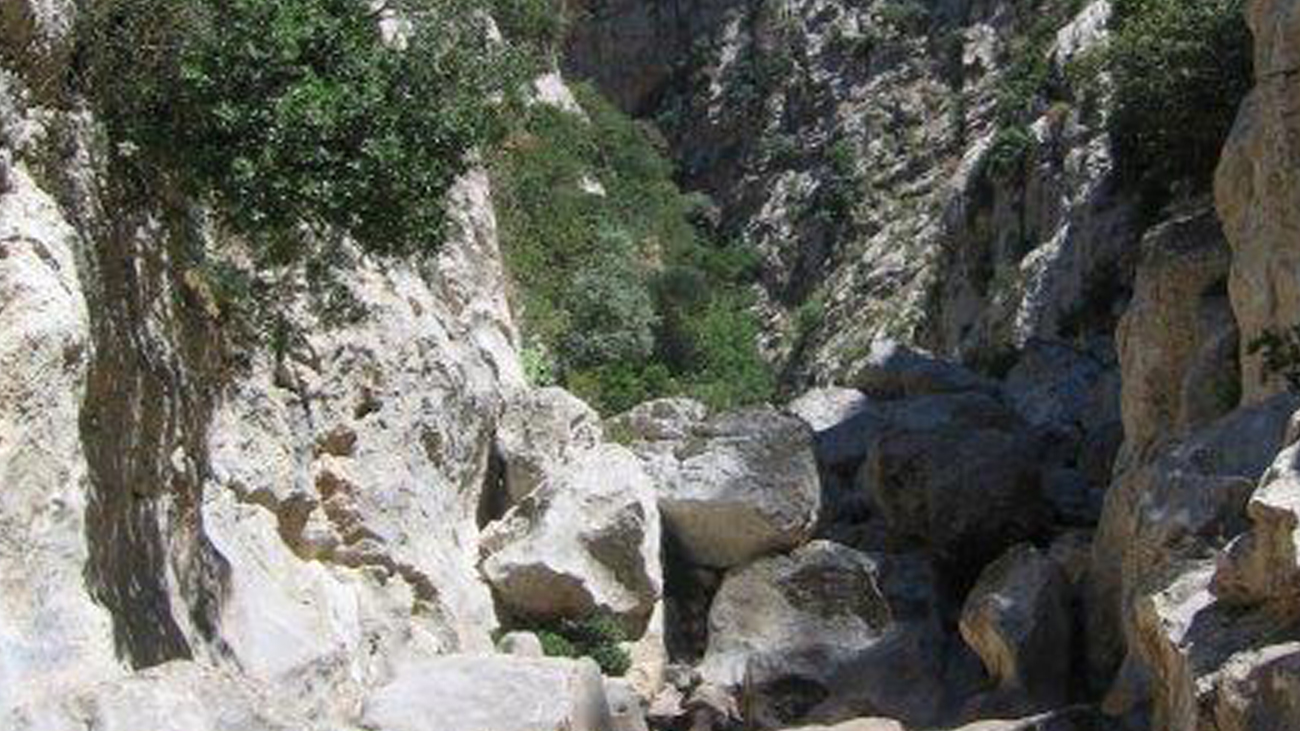View of the gorge of the Serra de Tramuntana